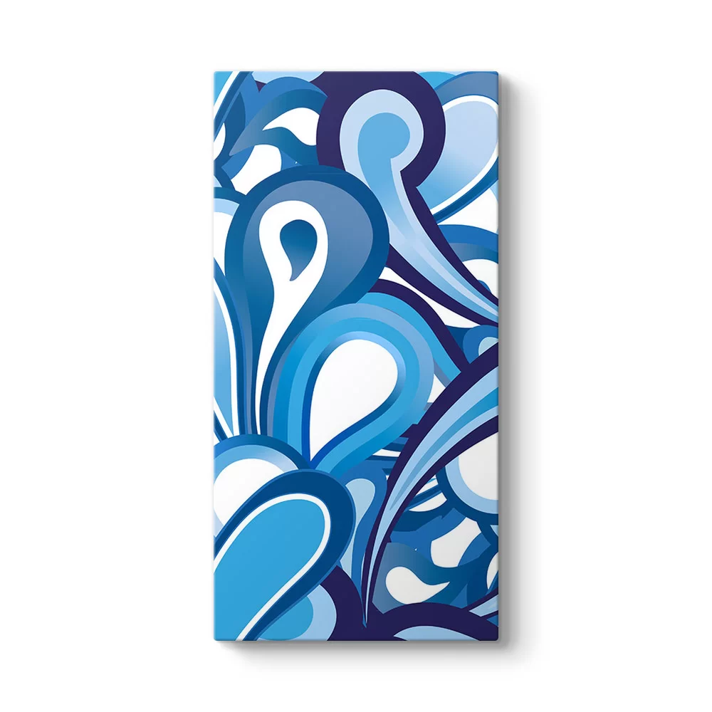 Blue Abstract Tablosu - Model 7